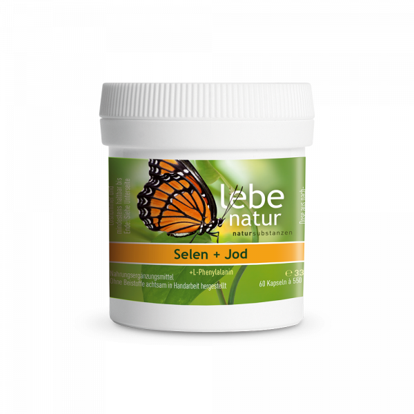 lebe natur® Selen + Jod + L-Phenylalanin 60er