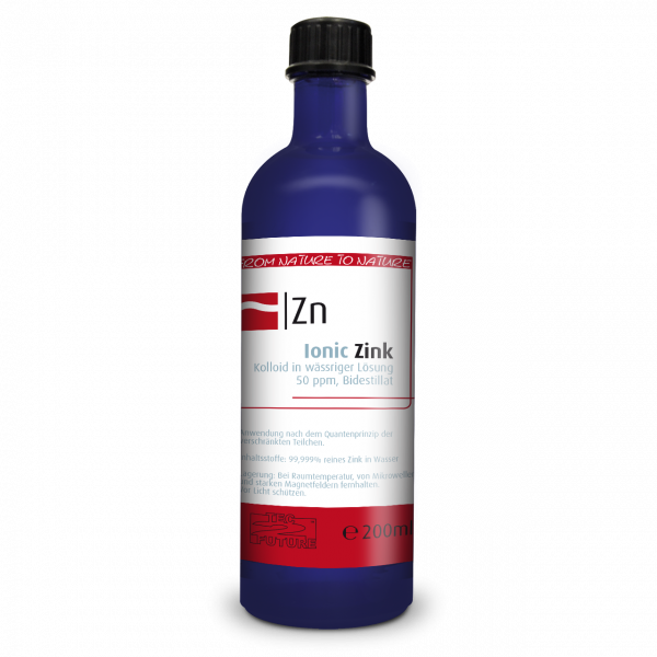 Ionic kolloid. Zink 200ml (Zn) Flasche