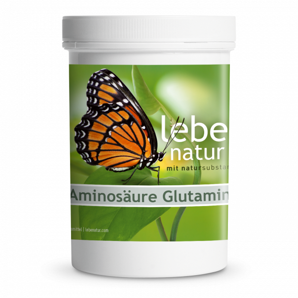 lebe natur® Aminosäure Glutamin Dose