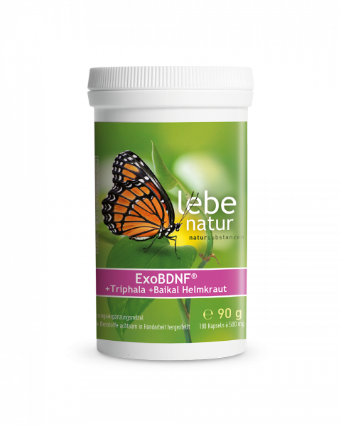 lebe natur® ExoBDNF® + Triphala + Baikal Helmkraut 180er