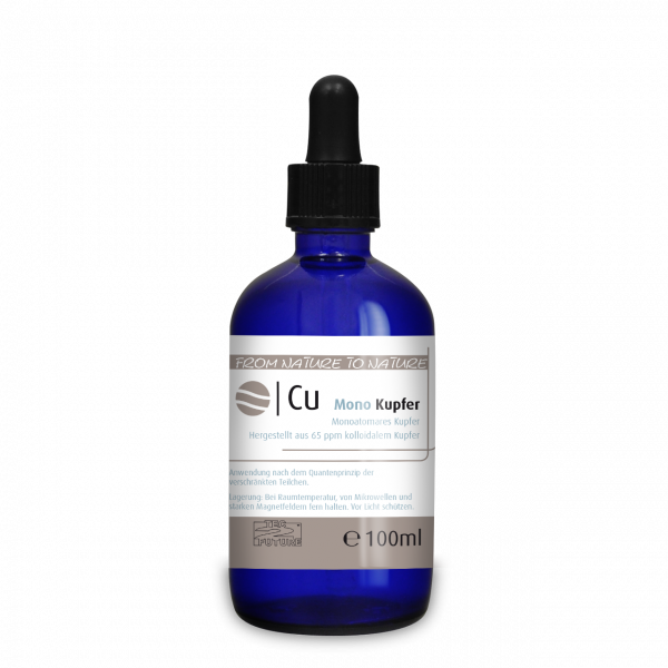 Monoatomares Kupfer 100ml (Cu)