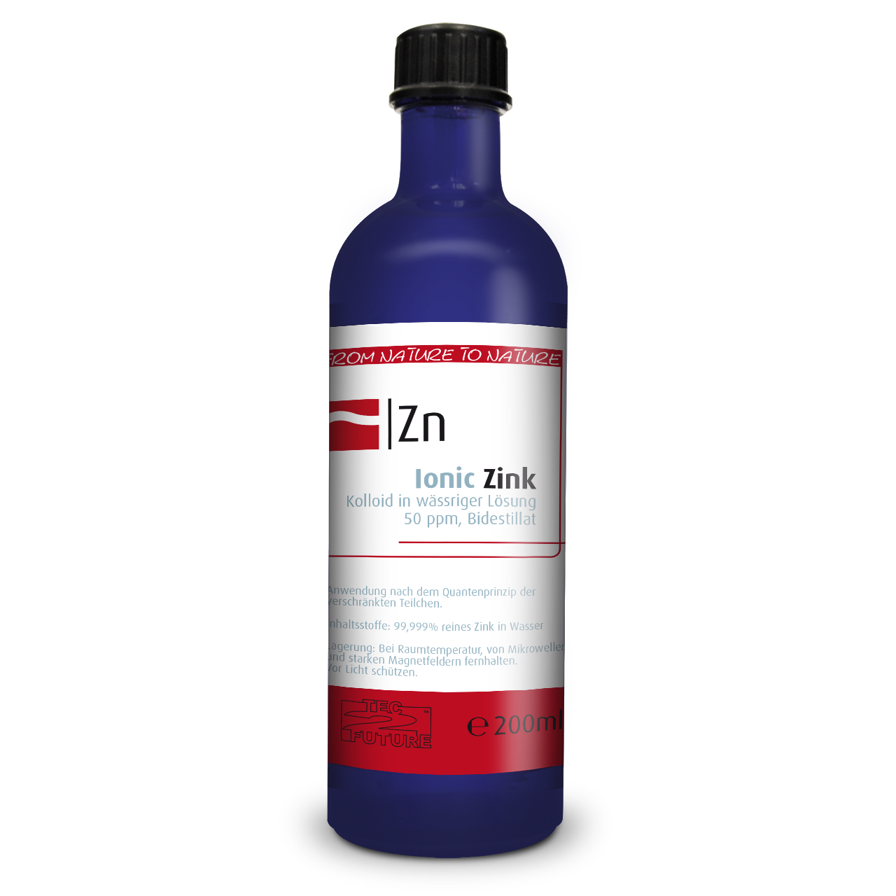 Ionic kolloid. Zink 200ml (Zn) Kolloide Monos Shop lebe natur®