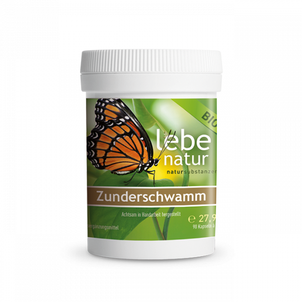 lebe natur® Zunderschwamm, Pilz 90er BIO Dose