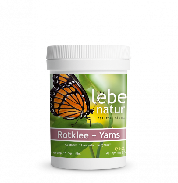 lebe natur® Rotklee + Yams Dose