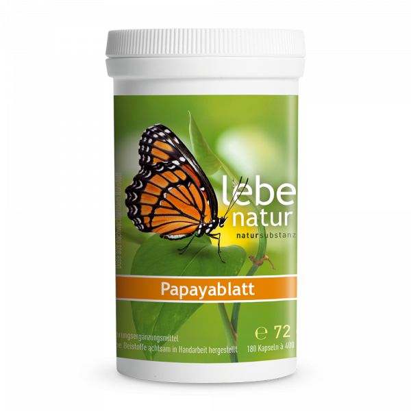 lebe natur® Papayablatt 180er
