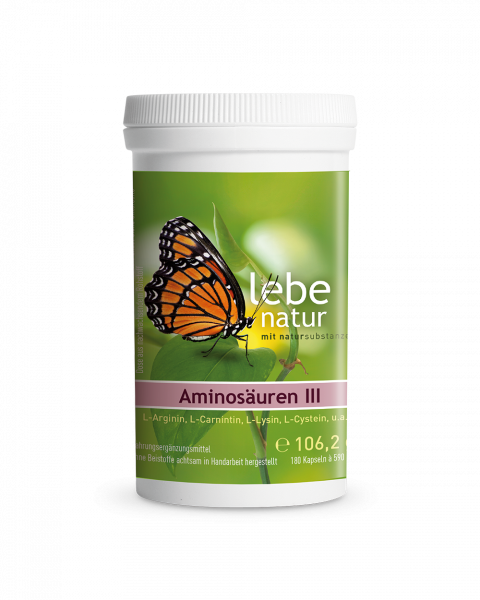lebe natur® Aminosäuren III 180er