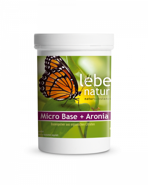 lebe natur® Micro-Base + Aronia Basenpulver 360 g