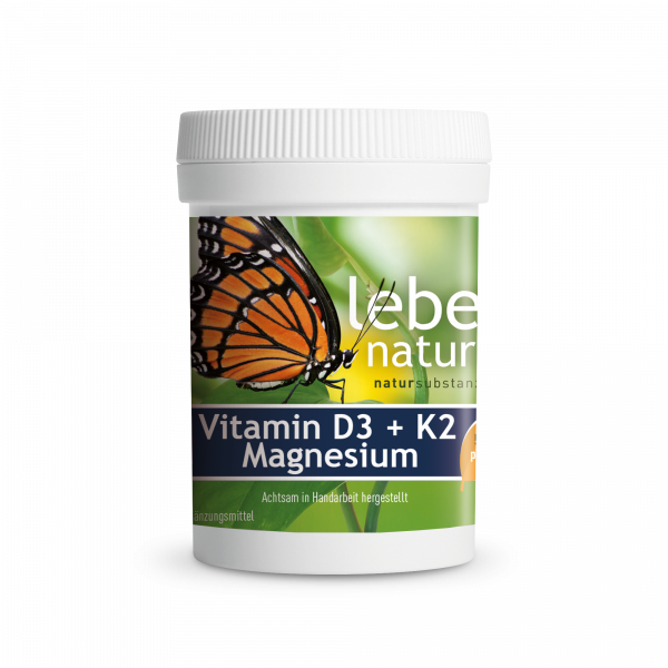 lebe natur® Vitamin D3 + K2 + Magnesium
