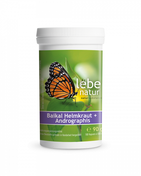 lebe natur® Baikal Helmkraut + Andrographis 180er