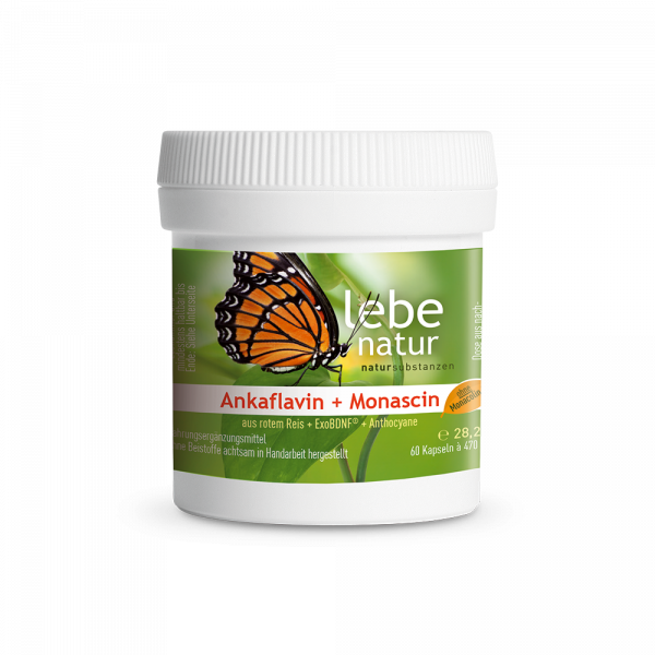 Ankaflavin + Monascin aus rotem Reis + ExoBDNF® + Anthocyane 60er